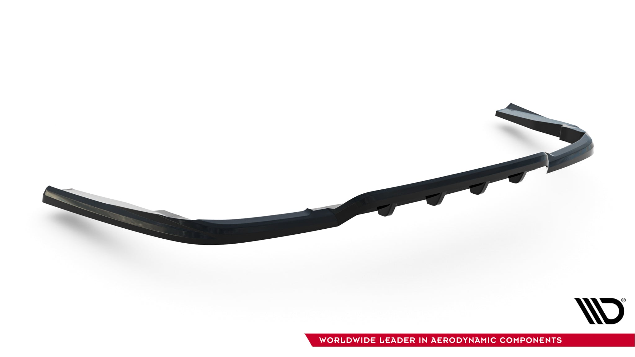 Maxton Design Street+ Mittlerer Diffusor RACE passend für Mercedes-Benz SL 63 AMG R231 schwarz Hochglanz