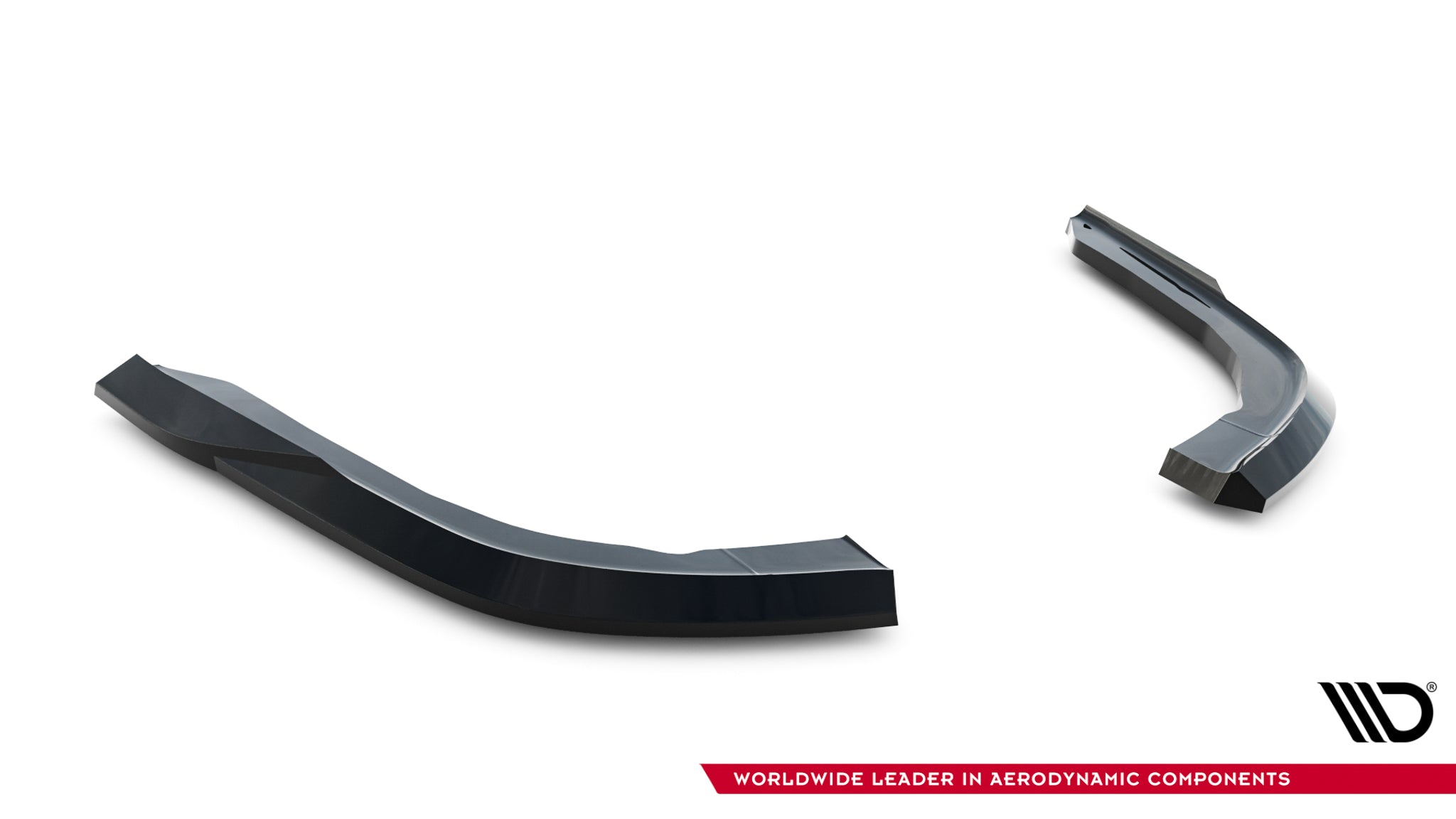 Maxton Design Heck Ansatz Flaps Diffusor passend für BMW 4er Cabrio / Coupe F33 / F32 schwarz Hochglanz