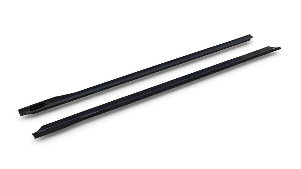 Maxton Design Street+ Seitenschweller Leisten V.2 für BMW i7 e-Drive50 M-Paket / i7 x-Drive60 M-Paket / i7 M70 xDrive M-Paket G70 [2022-2026] | Schwarz Hochglanz | ABS-Kunststoff | mit TTG (eintragungsfrei)