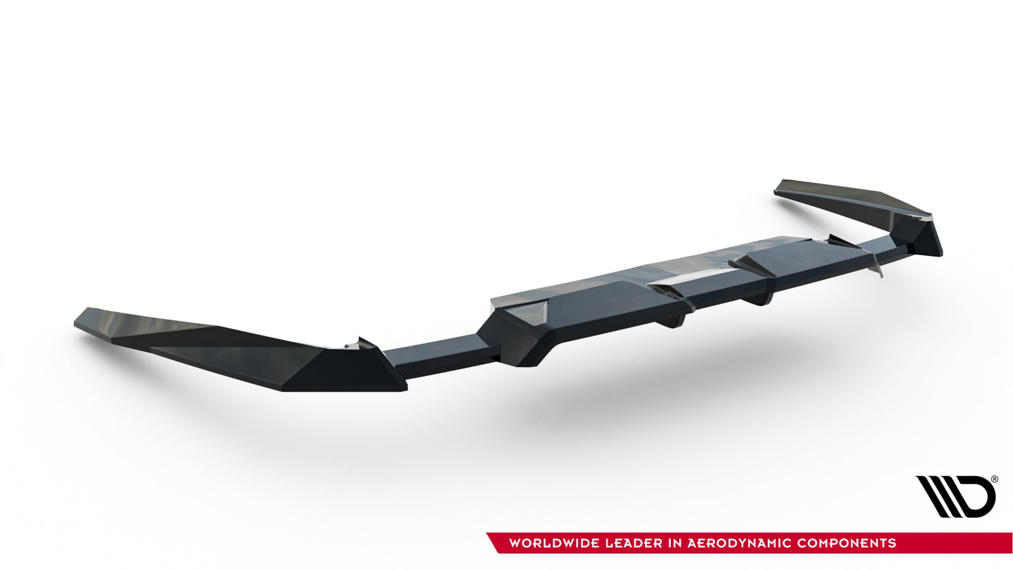 Maxton Design Street+ Mittlerer Diffusor RACE passend für BMW M5 Limousine / Touring G90 schwarz Hochglanz