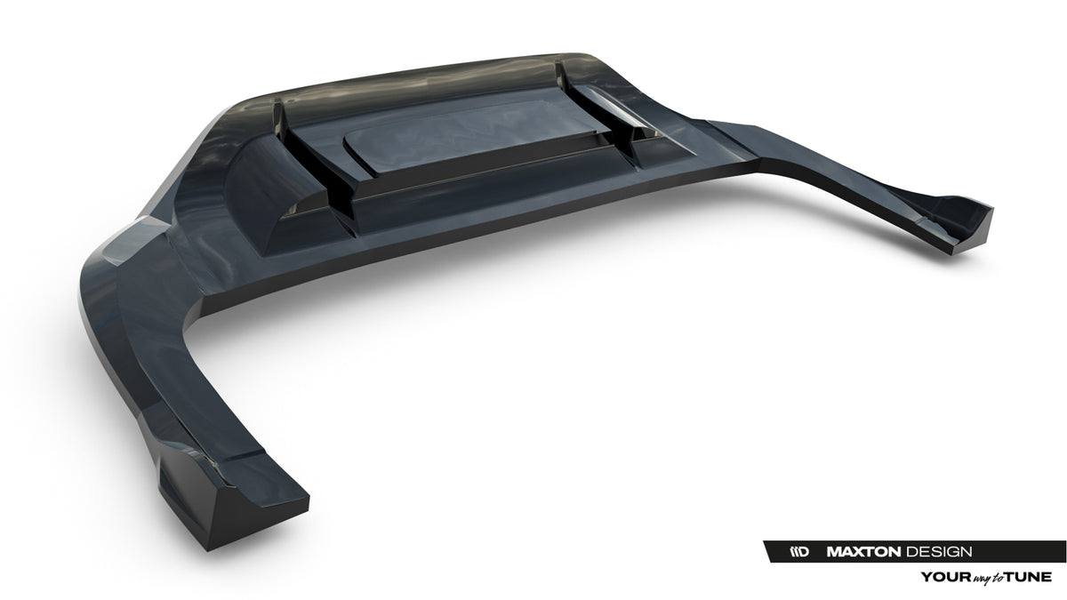 Maxton Design Diffusor für Volkswagen Tayron Mk1 [2024-] | Schwarz Hochglanz | ABS-Kunststoff