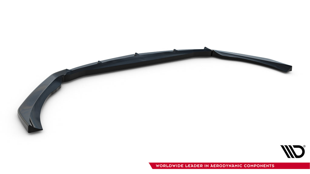 Maxton Design Street+ Spoilerlippe Front Ansatz V.5 passend für Mercedes-AMG CLA 45 Aero C118 schwarz Hochglanz