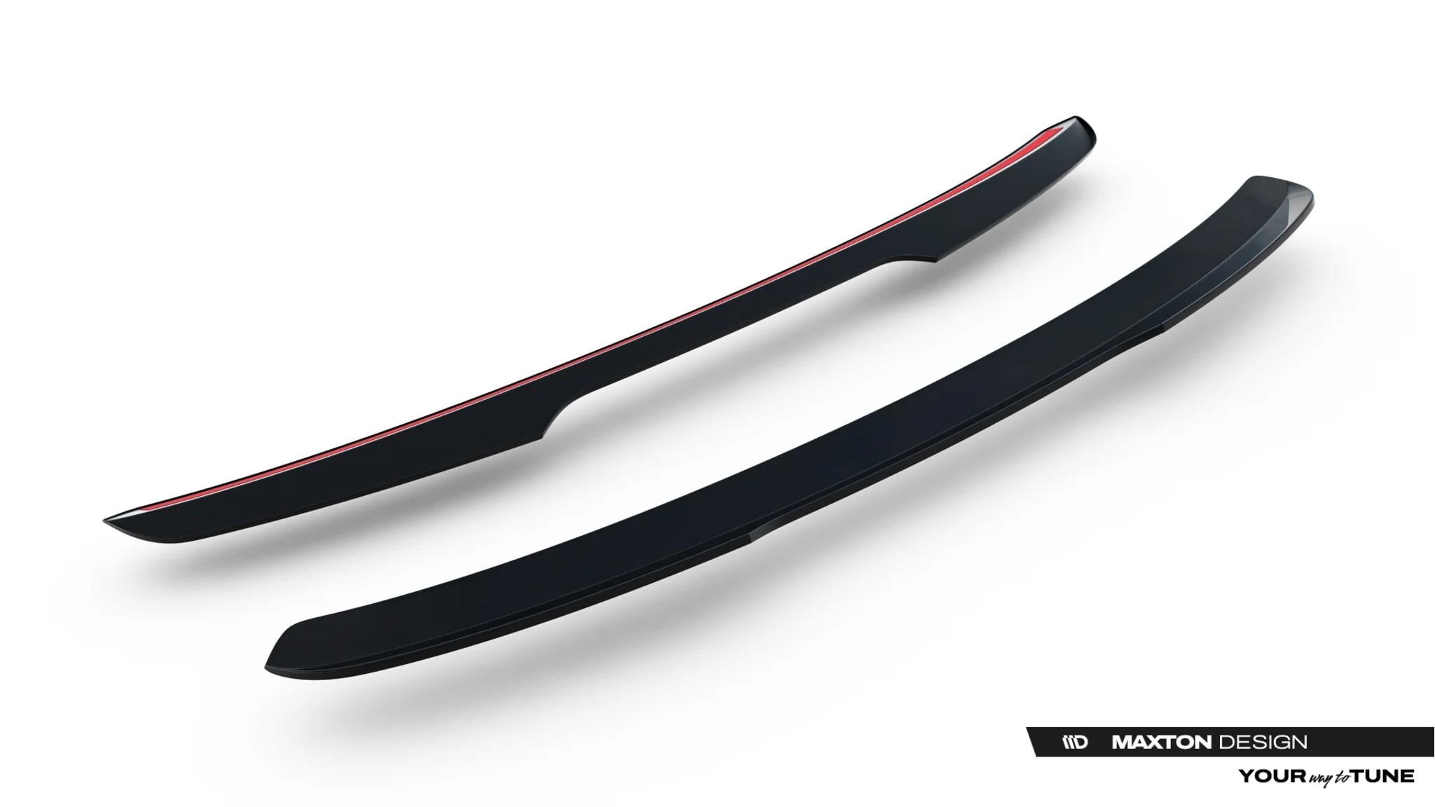 Maxton Design Heckspoiler Lippe Volvo Xc90 Mk2 Facelift 2 Schwarz Hochglanz