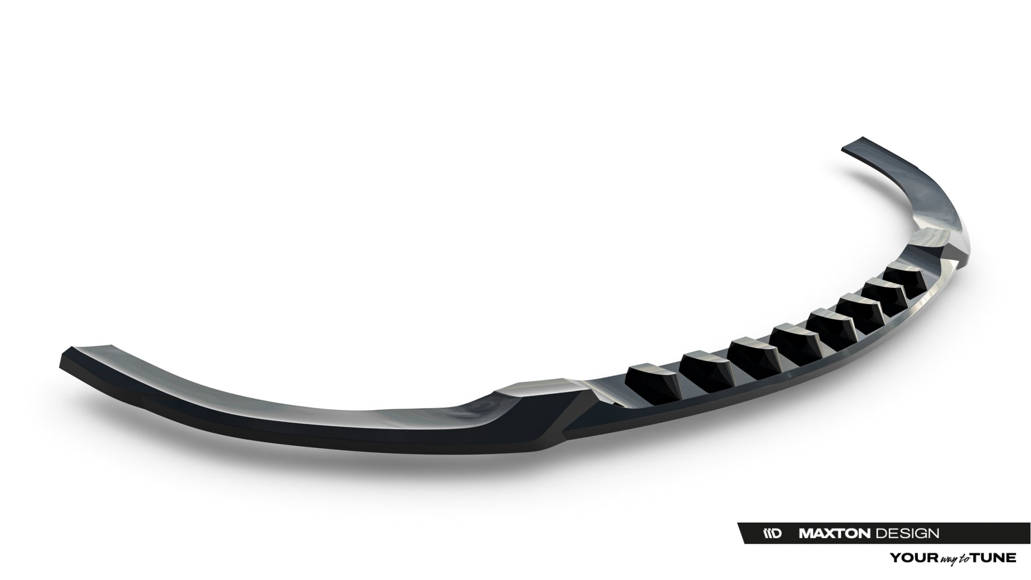 Maxton Design Street+ Spoilerlippe Front Ansatz passend für Mercedes-AMG CLE 53 Aero C236 schwarz Hochglanz