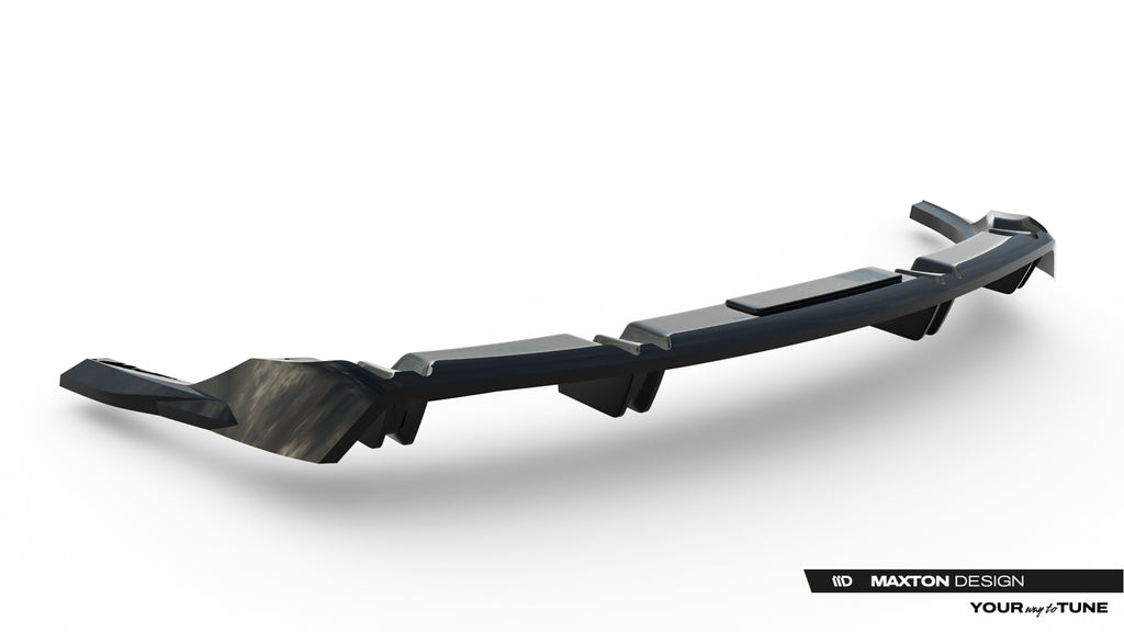 Maxton Design Street+ Mittlerer Diffusor RACE passend für Cupra Tavascan Mk1 schwarz Hochglanz