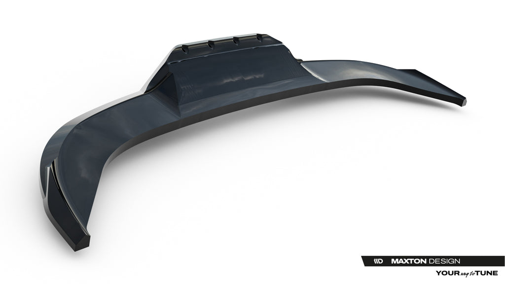Maxton Design Street+ Mittlerer Diffusor RACE passend für V.4 Cupra Terramar Mk1 (mit AHK) schwarz Hochglanz