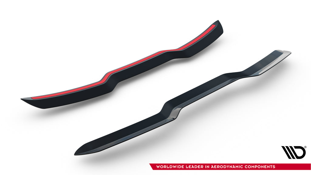 Maxton Design Spoiler CAP V.1 passend für Audi RS3 8V / 8V FL Sportback schwarz Hochglanz