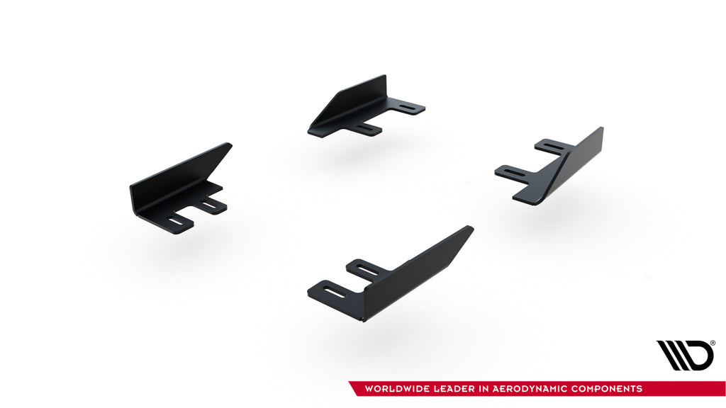 Maxton Design Seitenschweller Flaps passend für Audi RS3 Sportback 8Y Facelift schwarz Hochglanz