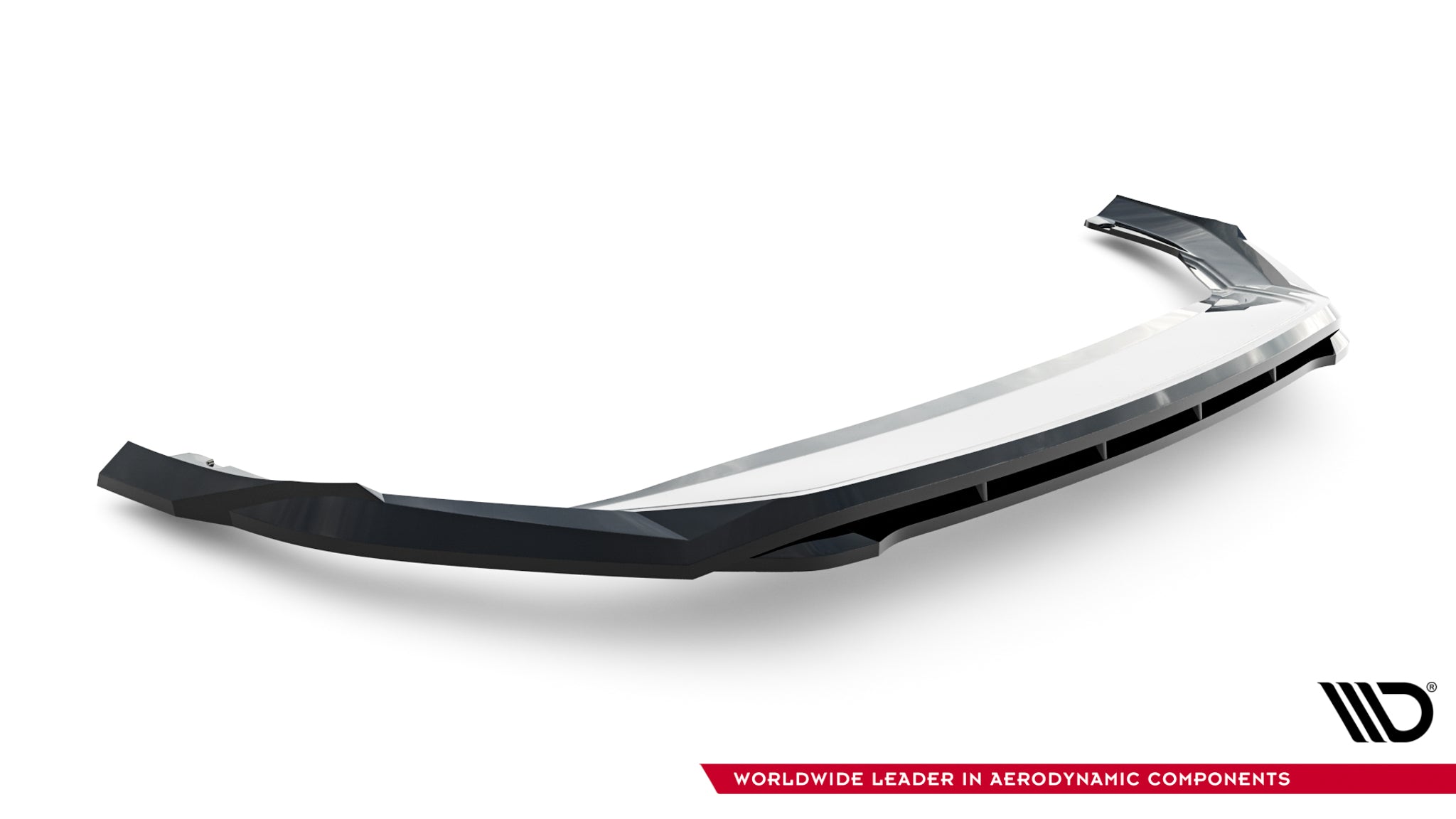 Maxton Design Street+ Spoilerlippe Front Ansatz V.1 passend für Skoda Superb Mk4 schwarz Hochglanz