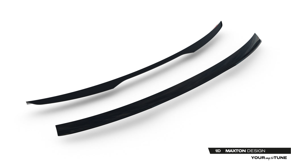 Maxton Design Niedriger Spoiler CAP passend für BYD Seal U Mk1 schwarz Hochglanz
