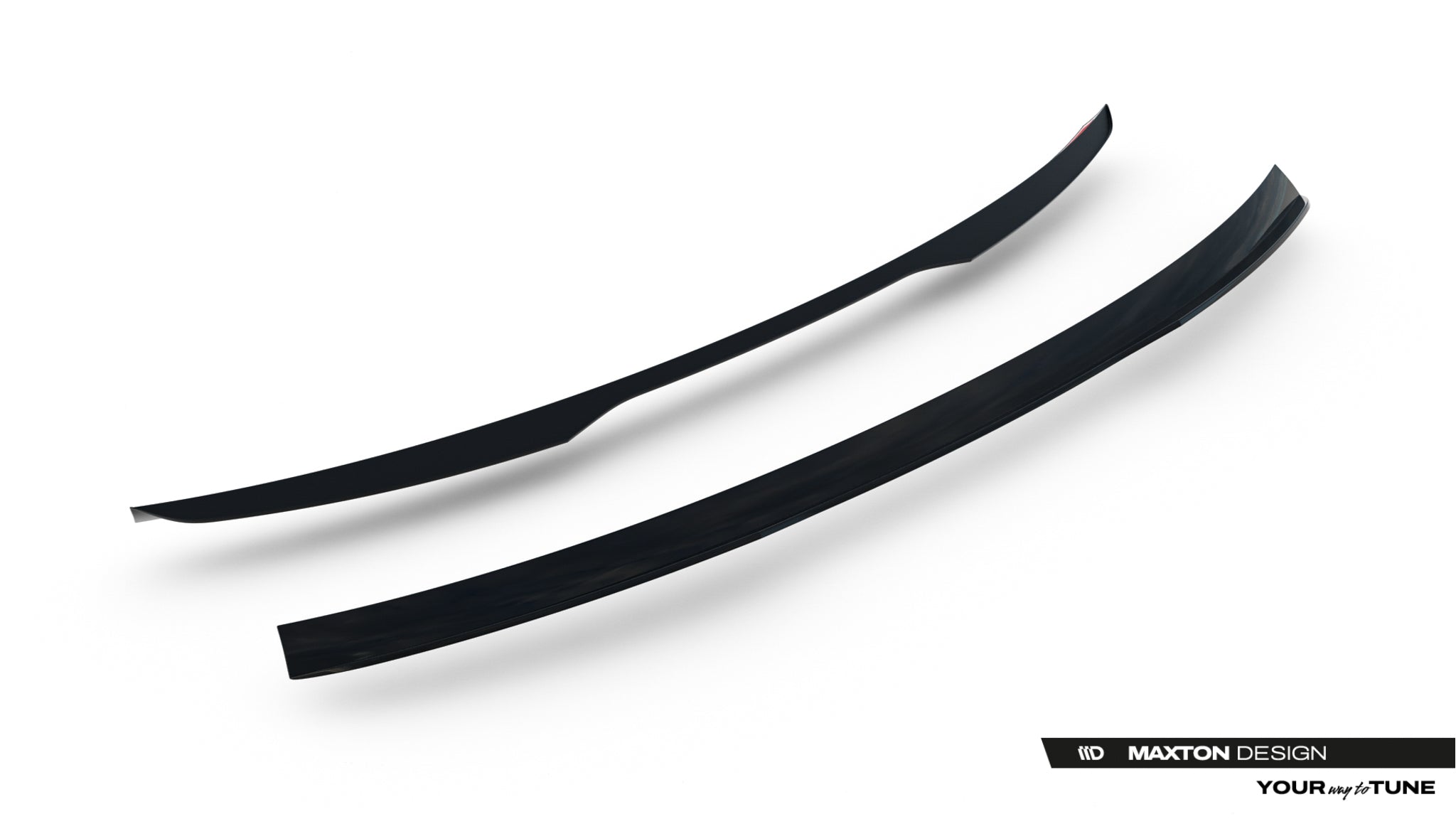 Maxton Design Niedriger Spoiler CAP passend für BYD Seal U Mk1 schwarz Hochglanz
