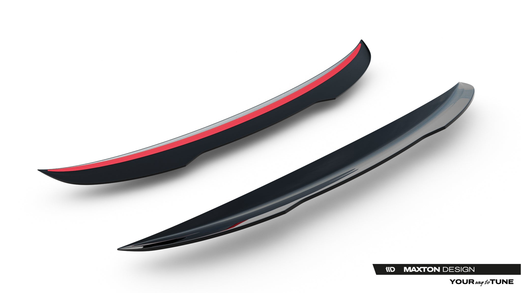 Maxton Design Spoiler CAP passend für Mercedes-AMG GLA 35 H247 Facelift schwarz Hochglanz