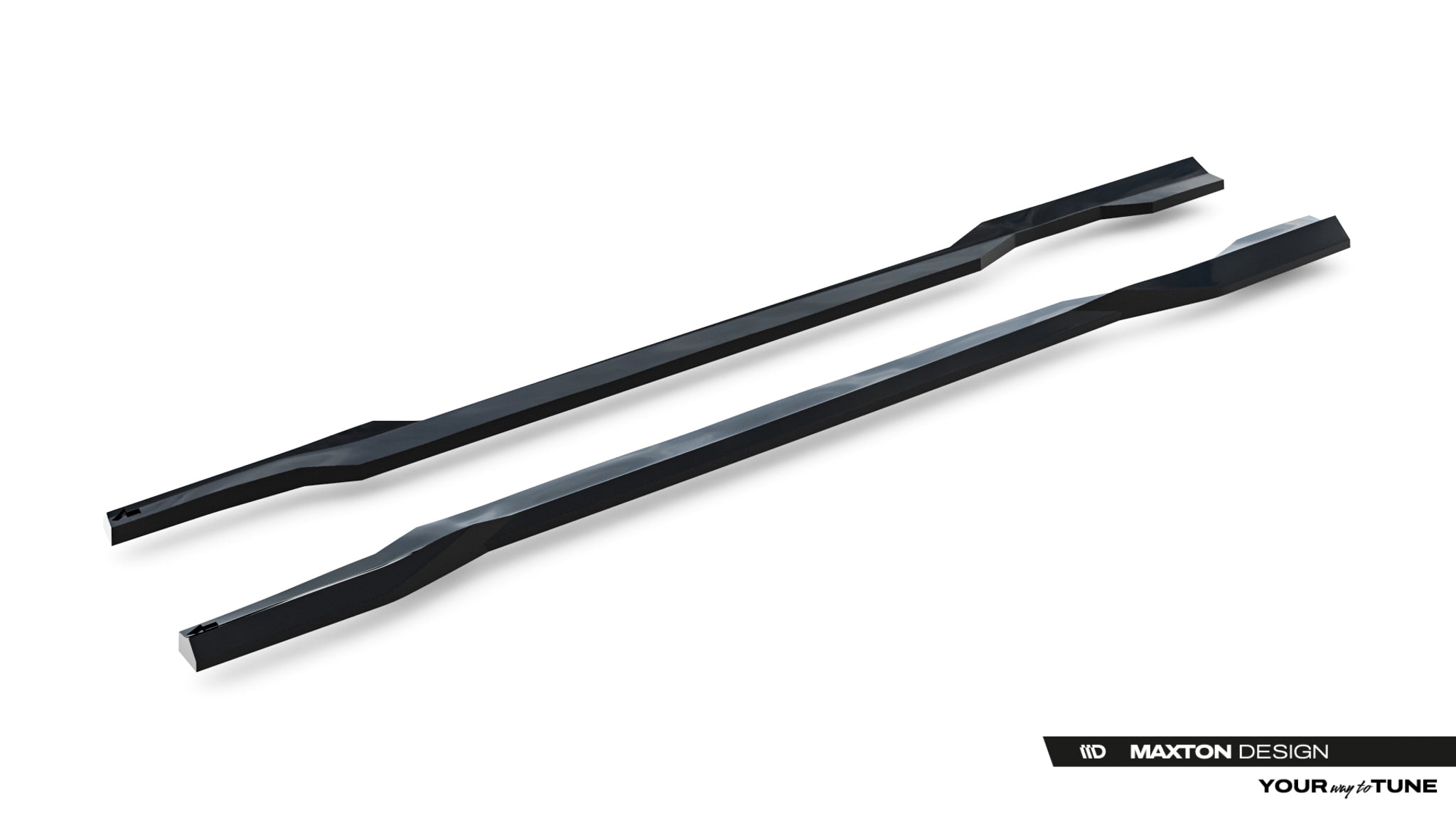Maxton Design Street+ Seitenschweller Leisten passend für BYD Sealion 7 Mk1 schwarz Hochglanz