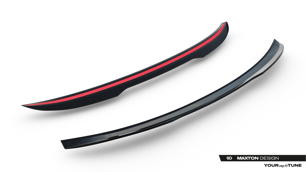 Maxton Design Spoiler CAP passend für Cupra Tavascan Mk1 schwarz Hochglanz