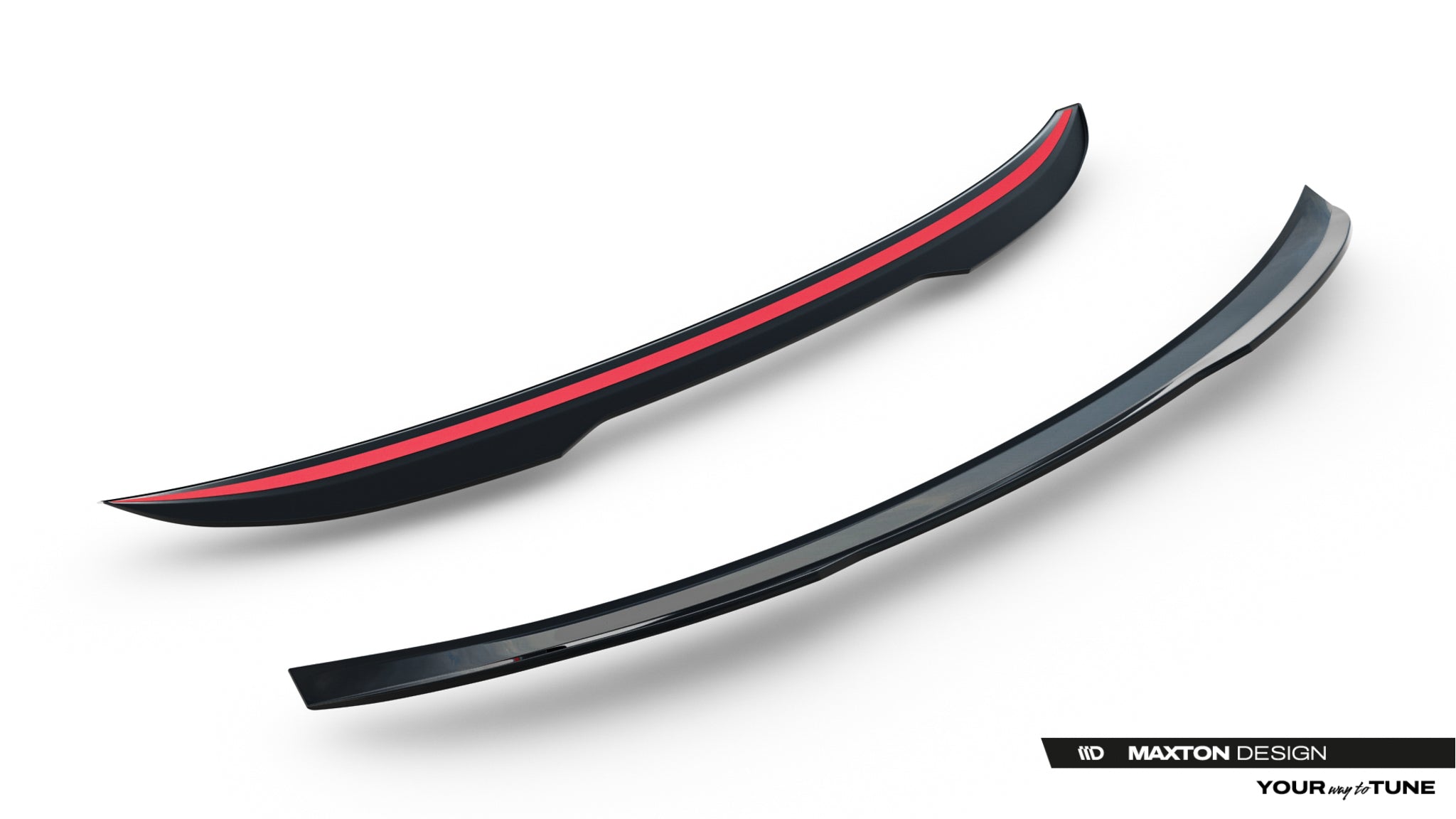 Maxton Design Spoiler CAP passend für Cupra Tavascan Mk1 schwarz Hochglanz