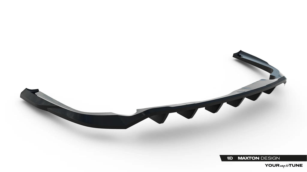 Maxton Design Street+ Mittlerer Diffusor RACE passend für Jeep Grand Cherokee L Mk5 schwarz Hochglanz