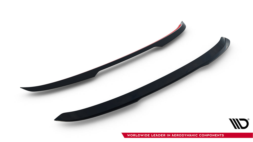 Maxton Design Spoiler CAP passend für VW Tiguan Mk3 schwarz Hochglanz