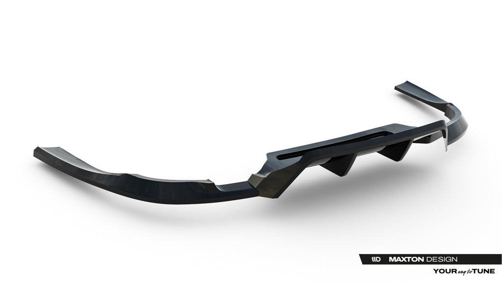 Maxton Design Street+ Mittlerer Diffusor RACE passend für Opel Insignia OPC-Line Mk2 schwarz Hochglanz