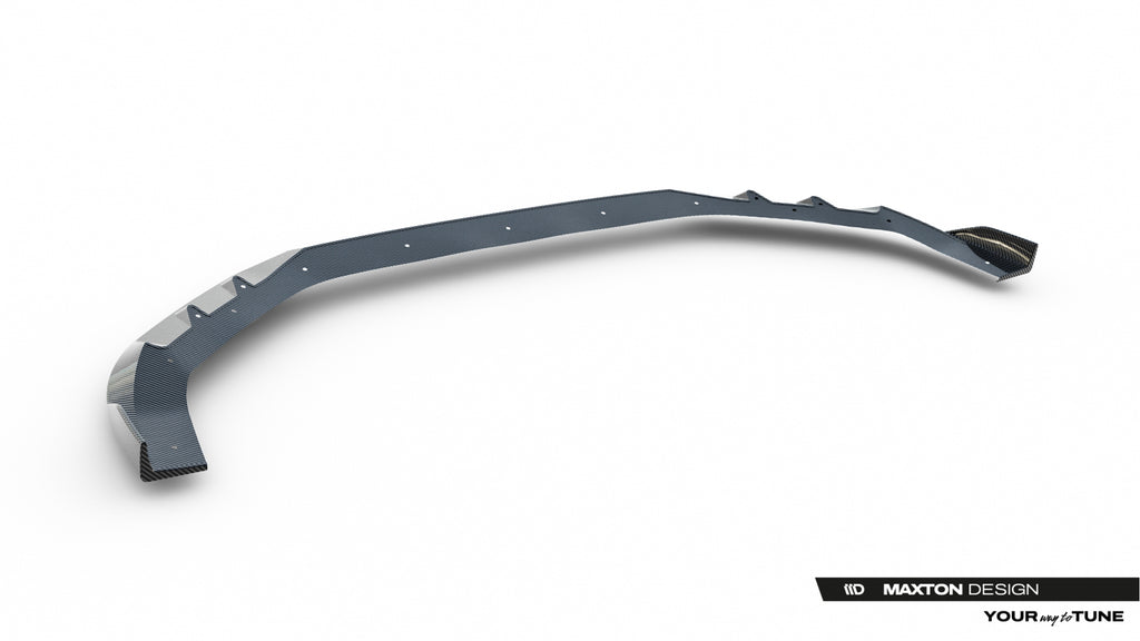 Maxton Design Prepreg Carbon Fiber Street+ Spoilerlippe Front Ansatz passend für Audi RS3 Limousine / Sportback 8Y Facelift