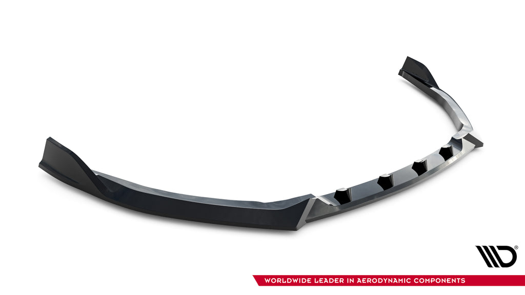 Maxton Design Street+ Spoilerlippe Front Ansatz V.2 passend für Toyota GR Corolla Mk12 schwarz Hochglanz