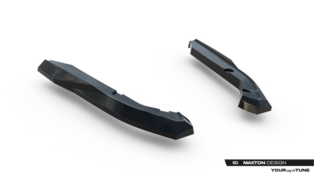 Maxton Design Heck Ansatz Flaps Diffusor passend für Subaru WRX STI Mk2 schwarz Hochglanz