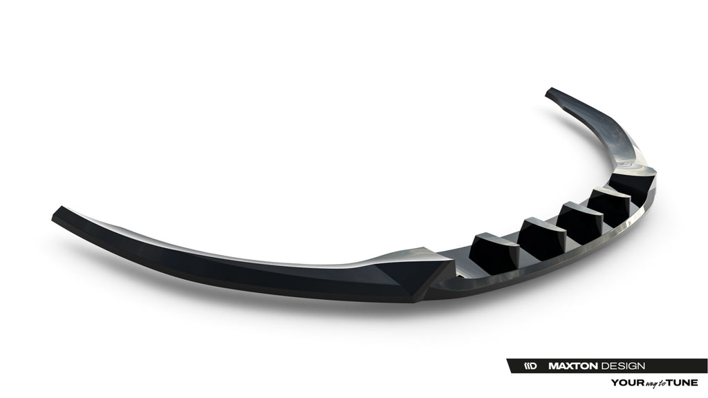 Maxton Design Street+ Spoilerlippe Front Ansatz passend für Opel Insignia OPC-Line Mk2 schwarz Hochglanz