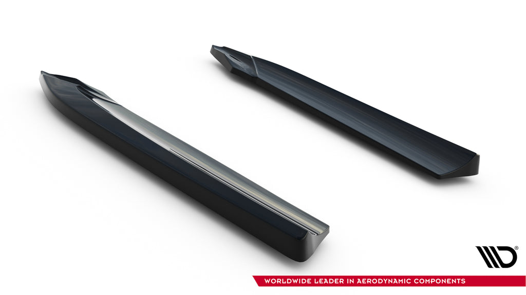 Maxton Design Heck Ansatz Flaps Diffusor passend für Audi A7 S-Line / S7 C7 schwarz Hochglanz