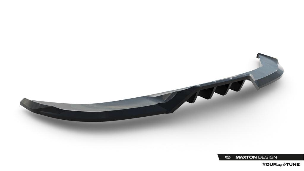 Maxton Design Street+ Mittlerer Diffusor RACE V.2 passend für Cupra Terramar Mk1 (Version ohne Anhängerkupplung) schwarz Hochglanz