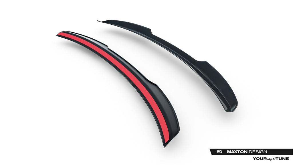Maxton Design Heckspoiler für Hyundai i30 Mk3 Facelift [2020-] | Schwarz Hochglanz | ABS-Kunststoff