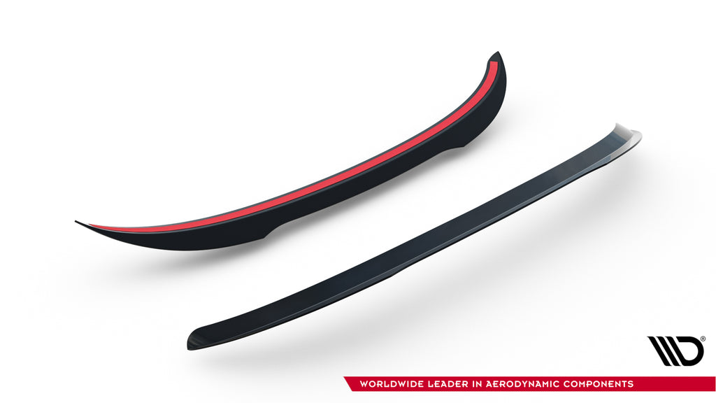 Maxton Design Spoiler CAP passend für Abarth 500 Mk1 schwarz Hochglanz