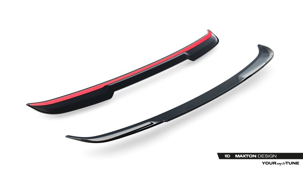 Maxton Design Spoiler CAP passend für BMW X2 M35i U10 schwarz Hochglanz