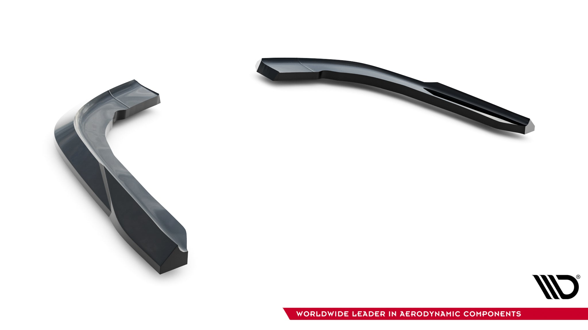 Maxton Design Heck Ansatz Flaps Diffusor passend für BMW 4er Cabrio / Coupe F33 / F32 schwarz Hochglanz