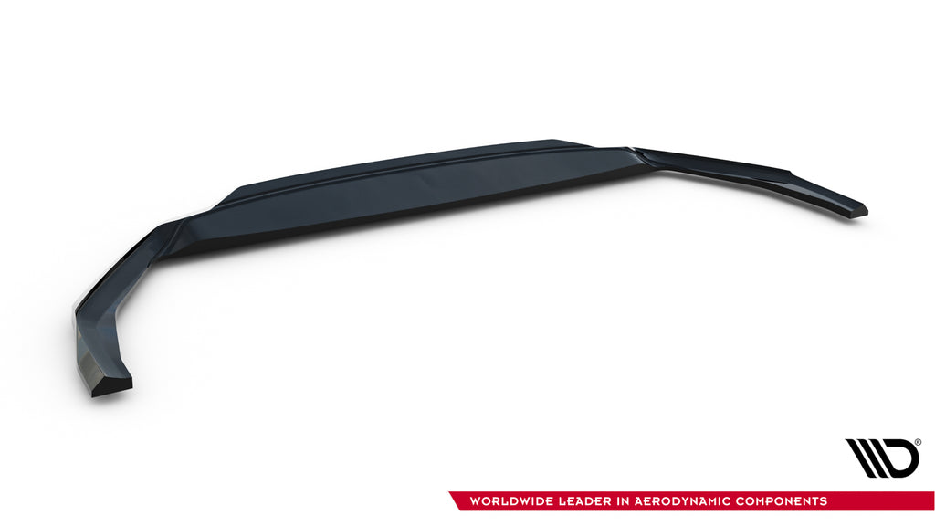 Maxton Design Street+ Spoilerlippe Front Ansatz V.4 passend für Skoda Octavia RS Mk4 schwarz Hochglanz