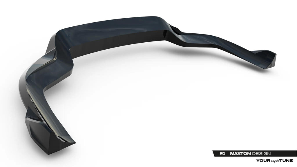 Maxton Design Street+ Mittlerer Diffusor Race Passend für Porsche Panamera 4 / 4S E-Hybrid / 4 E-Hybrid 972 Schwarz Hochglanz