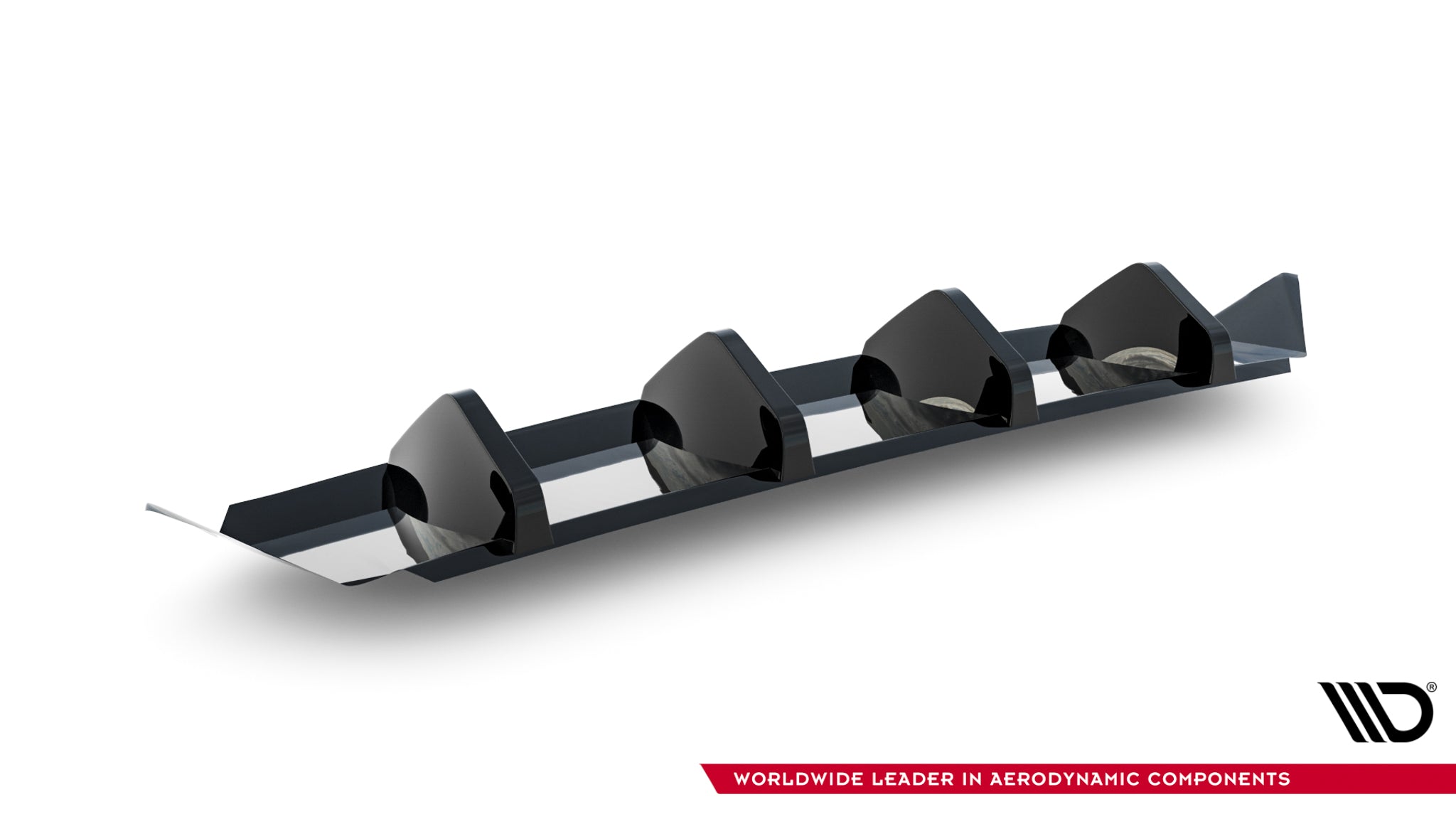 Maxton Design Diffusor Heck Ansatz passend für Skoda Superb Sportline Mk4 schwarz Hochglanz