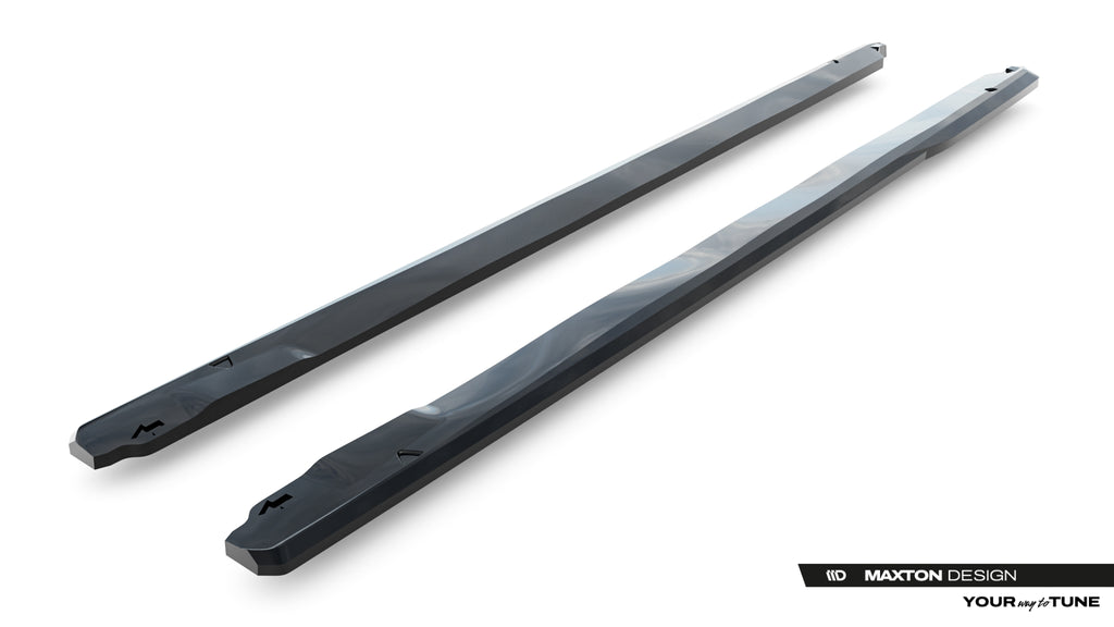 Maxton Design Street+ Seitenschweller Leisten passend für Cupra Born Mk1 schwarz Hochglanz