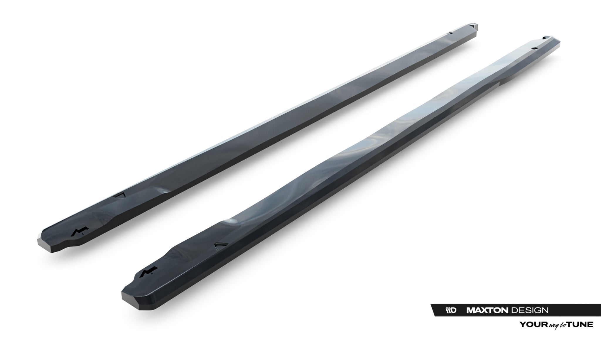 Maxton Design Street+ Seitenschweller Leisten passend für Cupra Born Mk1 schwarz Hochglanz