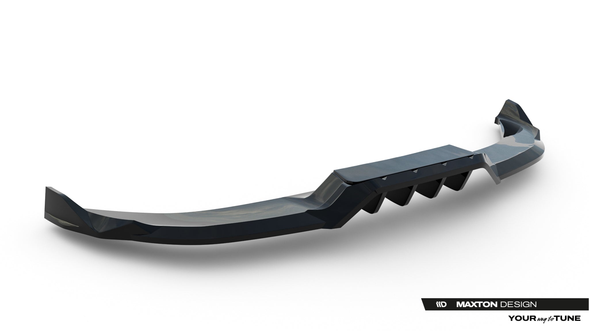 Maxton Design Street+ Mittlerer Diffusor RACE passend für V.1 Cupra Terramar Mk1 (Version ohne Anhängerkupplung) schwarz Hochglanz