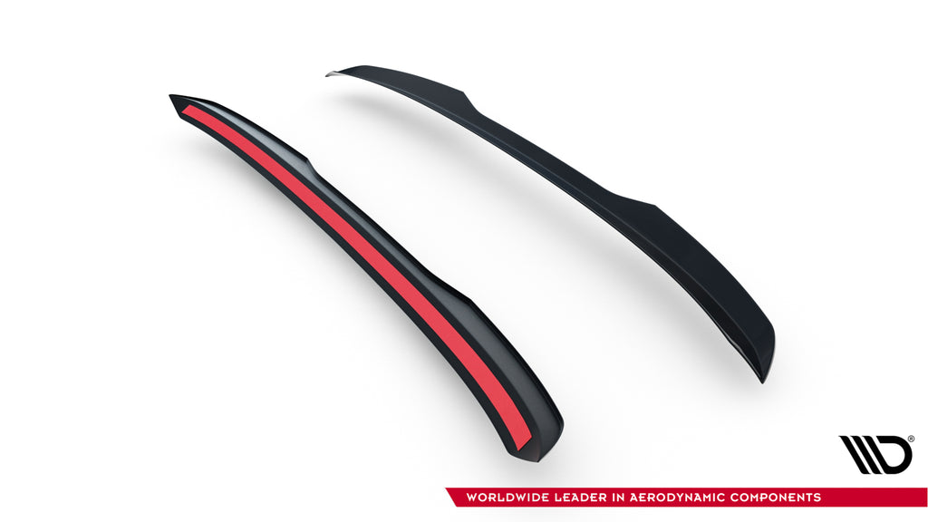 Maxton Design Höher Spoiler CAP passend für MG HS Mk2 schwarz Hochglanz
