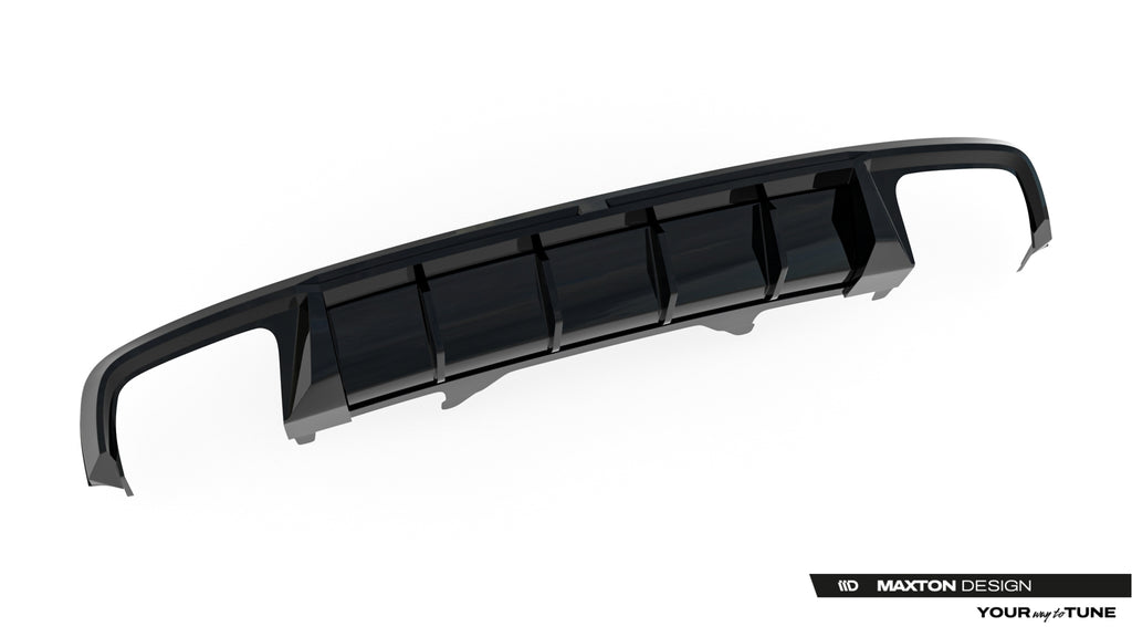 Maxton Design Diffusor Heck Ansatz passend für Audi S4 Limousine / Avant B9
