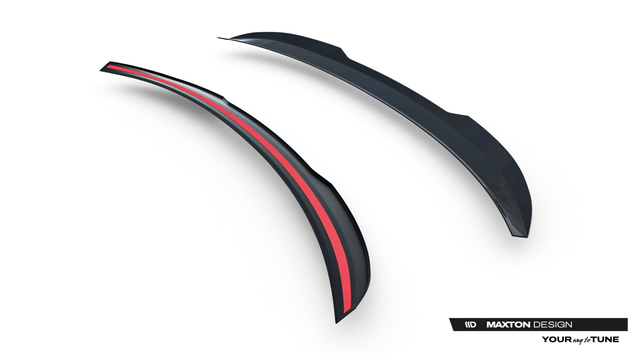 Maxton Design Spoiler CAP passend für Cupra Tavascan Mk1 schwarz Hochglanz