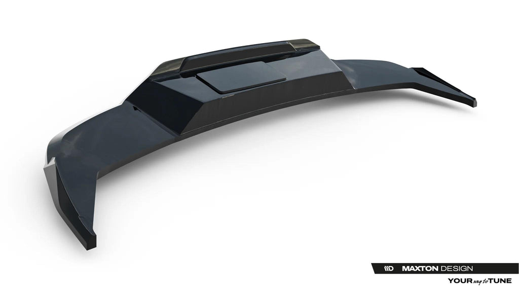 Maxton Design Street+ Mittlerer Diffusor Race Passend für Skoda Elroq RS Mk1 Schwarz Hochglanz