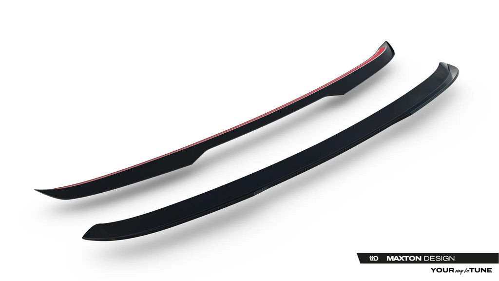 Maxton Design Spoiler CAP passend für Jeep Grand Cherokee L Mk5 schwarz Hochglanz