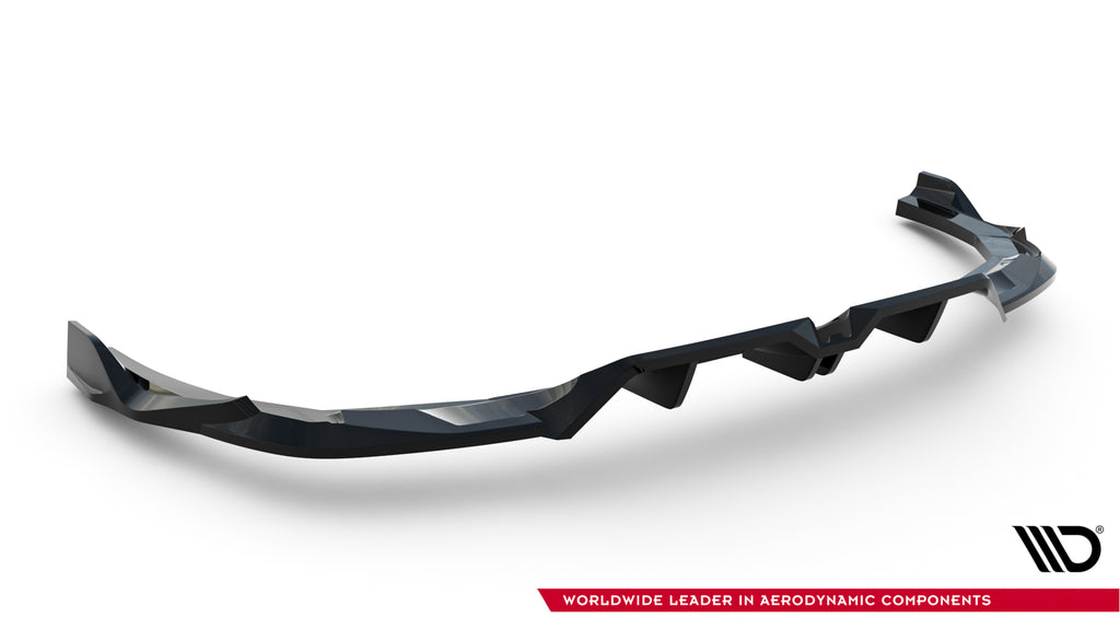Maxton Design Street+ Mittlerer Diffusor RACE V.2 passend für Audi RS3 Limousine 8Y Facelift schwarz Hochglanz