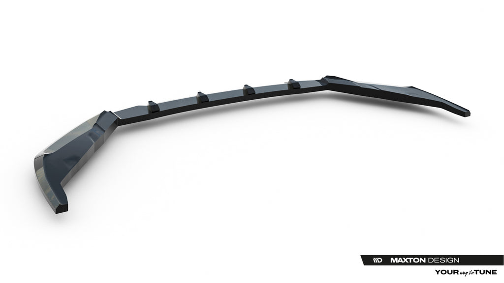 Maxton Design Street+ Spoilerlippe Front Ansatz V.1 passend für Lexus IS 500 Mk3 Facelift 2 (XE30) schwarz Hochglanz