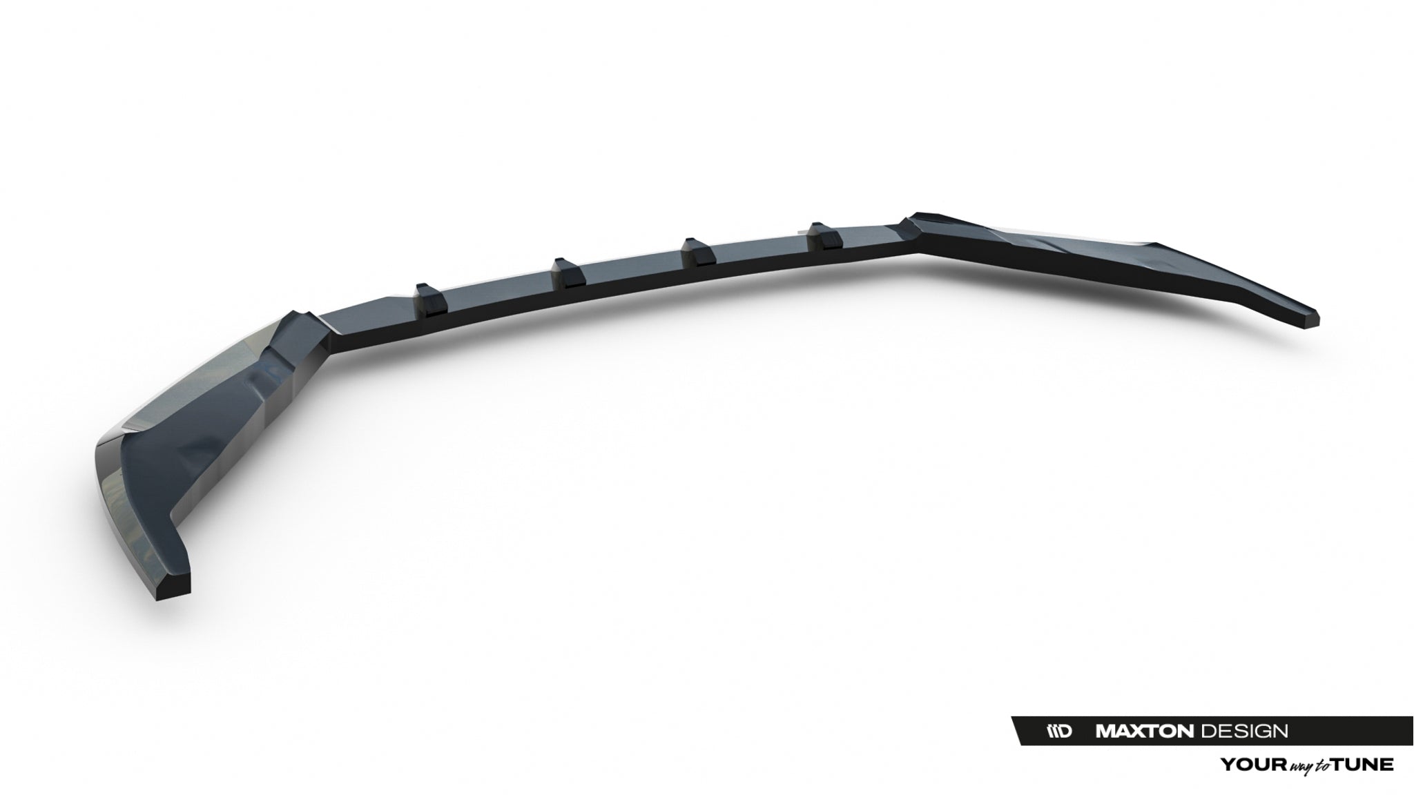 Maxton Design Street+ Spoilerlippe Front Ansatz V.1 passend für Lexus IS 500 Mk3 Facelift 2 (XE30) schwarz Hochglanz