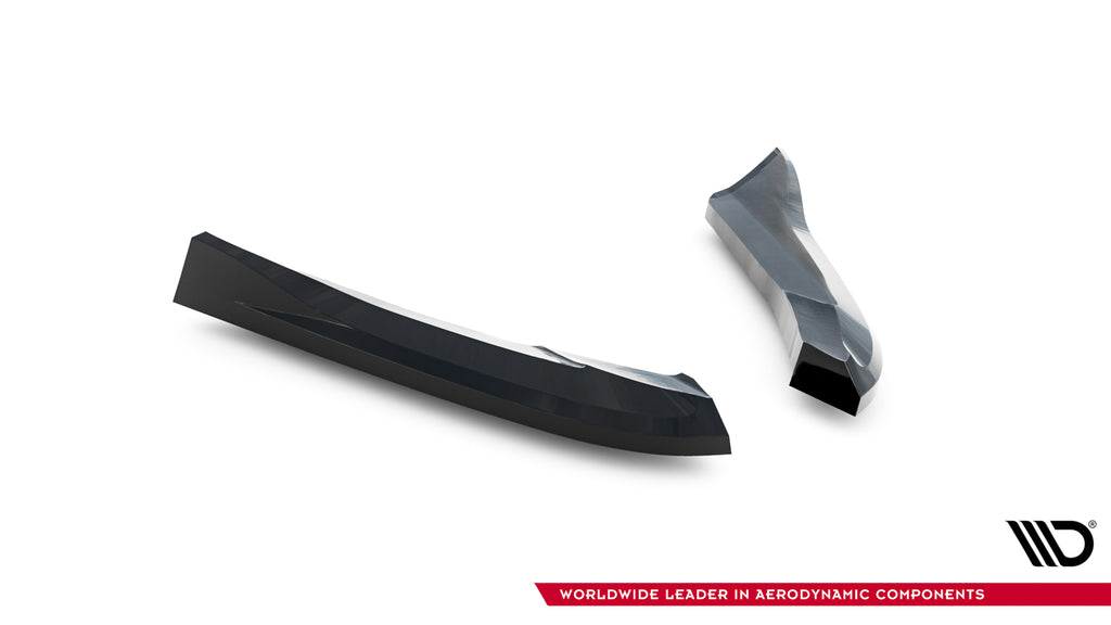 Maxton Design Heck Ansatz Flaps Diffusor passend für Mazda MX-5 Mk3 (NC) Facelift schwarz Hochglanz