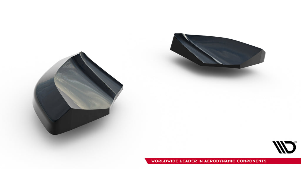 Maxton Design Heck Ansatz Flaps Diffusor V.2 passend für Abarth 500 Mk1 schwarz Hochglanz