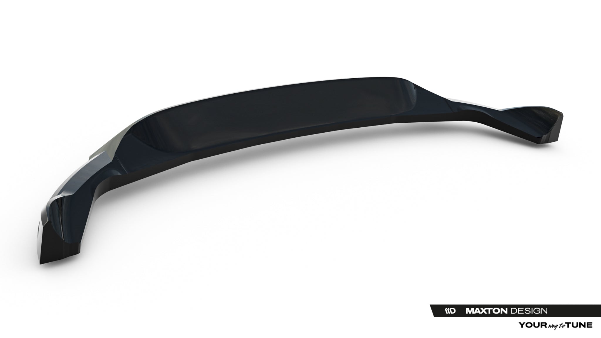 Maxton Design Street+ Spoilerlippe Front Ansatz Passend für Land Rover Discovery Hse Mk5 Facelift Schwarz Hochglanz