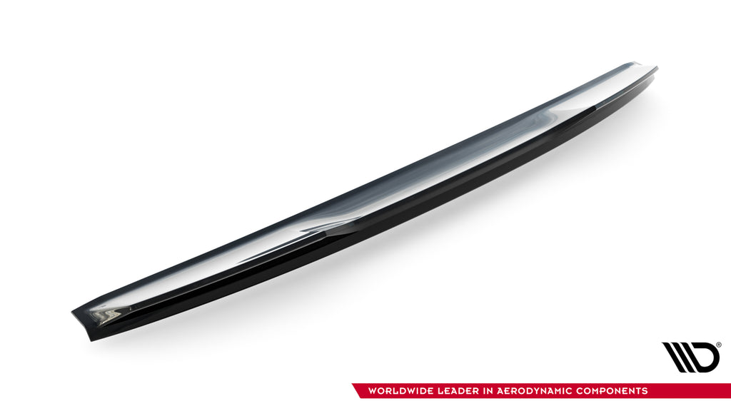 Maxton Design Spoiler CAP 3D passend für Skoda Superb Standard / Sportline Limousine Mk4 schwarz Hochglanz